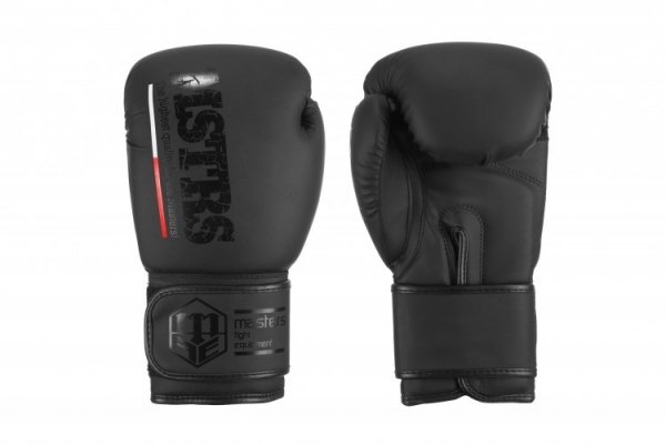 Rękawice bokserskie RPU-MATT czarne 12 oz 