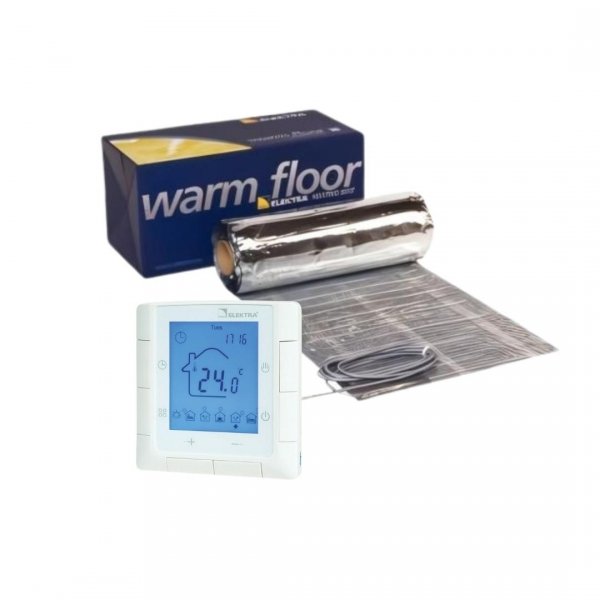 Zestaw: Folia grzewcza WoodTec 70 | 770W | 11m2 + termostat ELR20