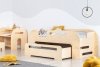 Lit en bois Lit Maison AIKO 70x140cm ADEKO