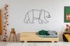 Lit en bois BOX 4 60x120cm