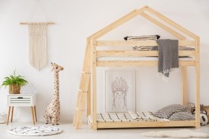 DMPB 80x180cm Łóżko piętrowe dziecięce domek Mila ADEKO