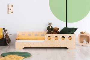 KIKI 5 - L  80x150cm Łóżko dziecięce drewniane ADEKO