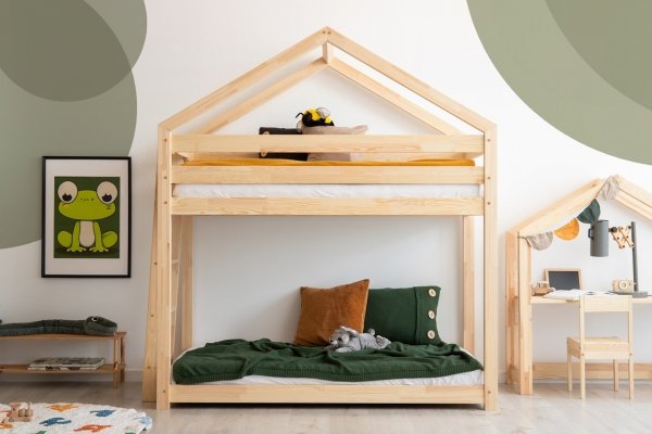 Kinderbett Etagenbett Häuschenbett Mila DMPB 90x200 ADEKO