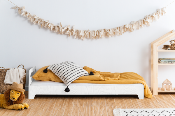 Lit en bois Lit Maison KIKI 2  70x140cm ADEKO