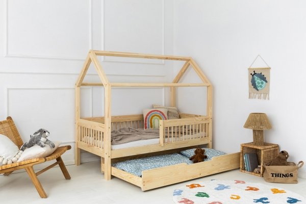 MBW 90x140cm Łóżko dziecięce domek Mila ADEKO