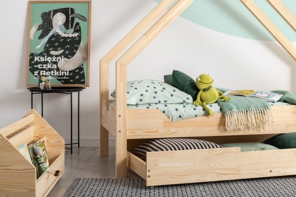 Loca A 80x160cm Łóżko dziecięce drewniane ADEKO