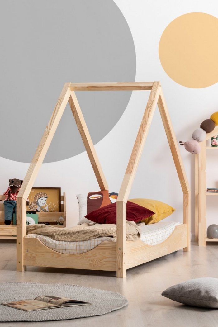 Loca E 70x160cm Łóżko dziecięce drewniane ADEKO
