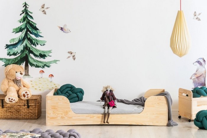 PEPE 6 70x160cm Łóżko drewniane dziecięce