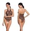 BS087 Bodystocking Czarny 