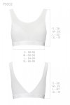 PS002 TOP white biustonosz z siateczką