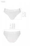 PS006 PANTIES white figi z siateczką 