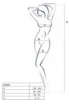 BS083 Bodystocking Biały