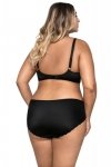 Ava 1263 Painel czarny biustonosz usztywniany plus size