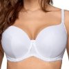 Ava 1263 Painel biały biustonosz usztywniany plus size