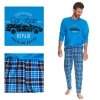 Taro Mario 2656 niebieska piżama męska