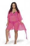 Ava 020 neon pink pareo sukienka plażowa