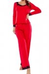 Eldar Arleta czerwono-czarna piżama damska
