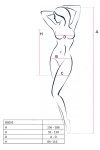 BS093 Bodystocking Czerwony 