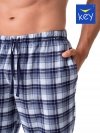 Key MNS 426 B23 rozpinana piżama męska plus size