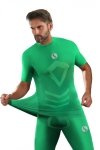 Sesto Senso Thermo Active CL39 zielona Koszulka męska