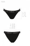 PS015 PANTIES black sportowe figi