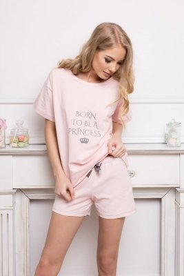 Aruelle Princess Short Pink piÅ¼ama damska 