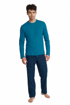 Henderson Unusual 40947-55X Niebieska piżama męska