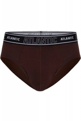 Atlantic 1569/04 czekoladowe slipy męskie