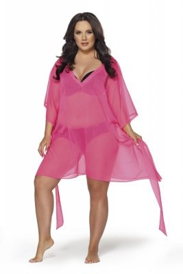 Ava 020 neon pink pareo sukienka plażowa