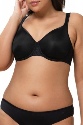 Triumph Comfort Minimizer 04 czarny biustonosz miękki