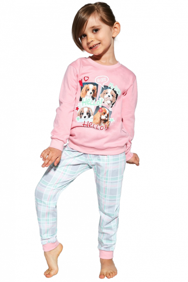 Cornette Kids Girl 594/167 My Doggy 86-128 piżama dziewczęca