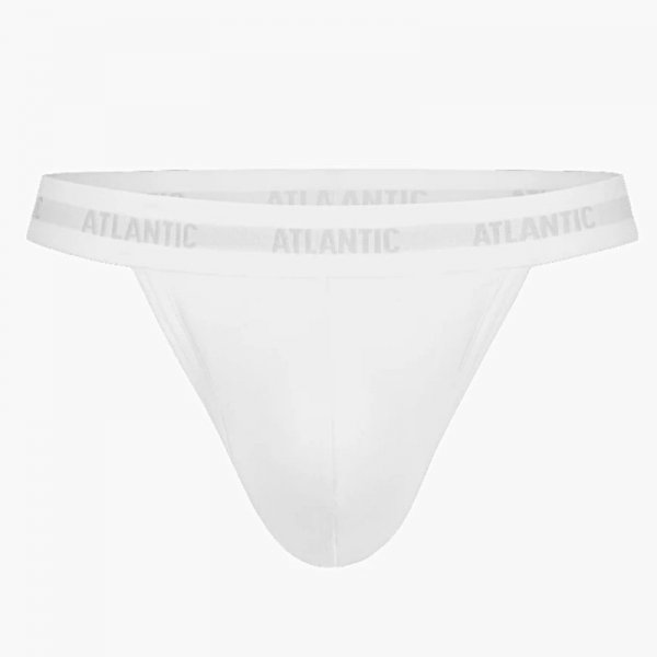 Atlantic 1572 białe stringi męskie 