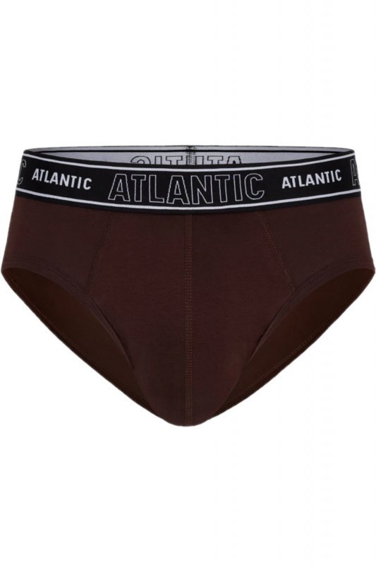 Atlantic 1569/04 czekoladowe slipy męskie
