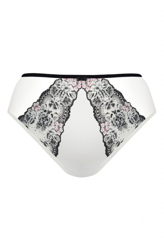 Gorsenia 841 Black and White figi damskie