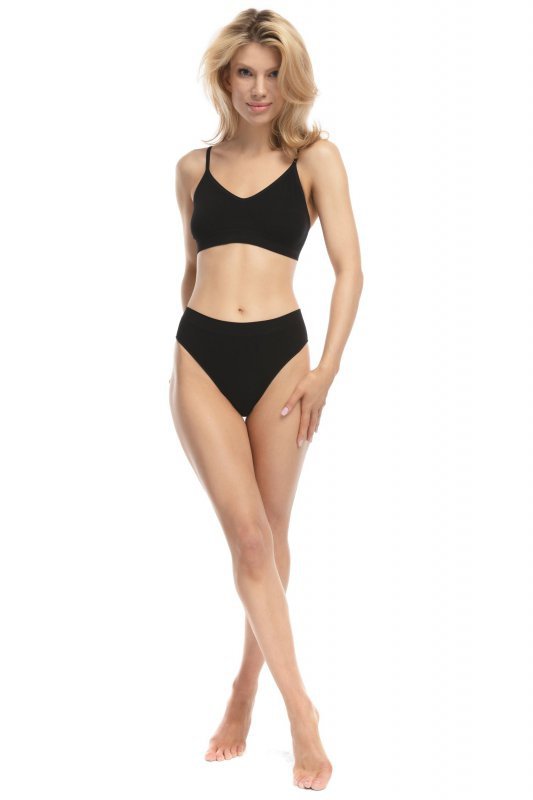 Julimex Bamboo Bikini czarne figi damskie