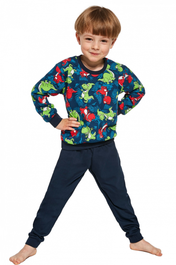 Cornette Kids Boy 286/144 Dino 2 86-128 piżama chłopięca