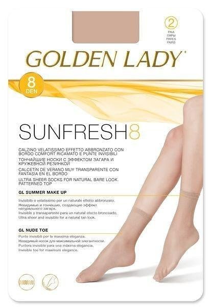 Golden Lady Sunfresh 8 den A'2 2-pack skarpetki