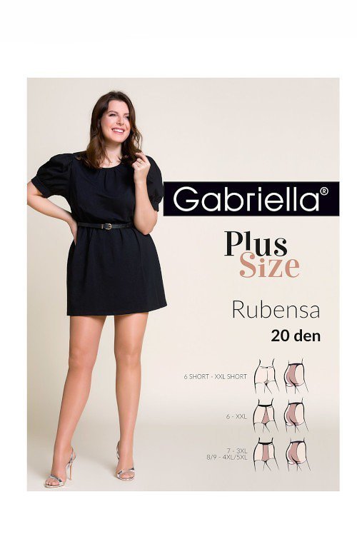 Gabriella Rubensa Plus Size 161 20 den rajstopy