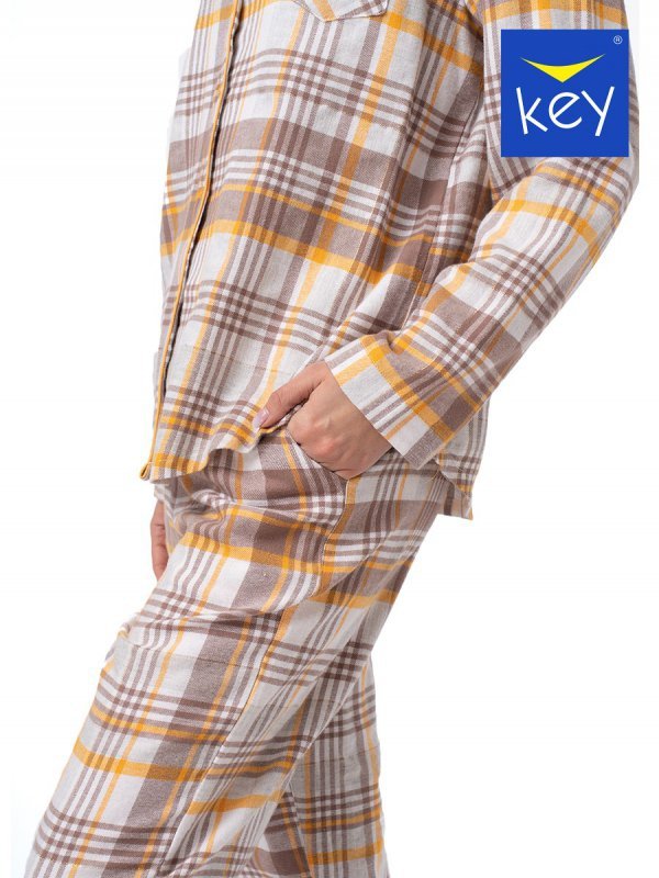 Key LNS 448 B23 rozpinana piżama damska plus size