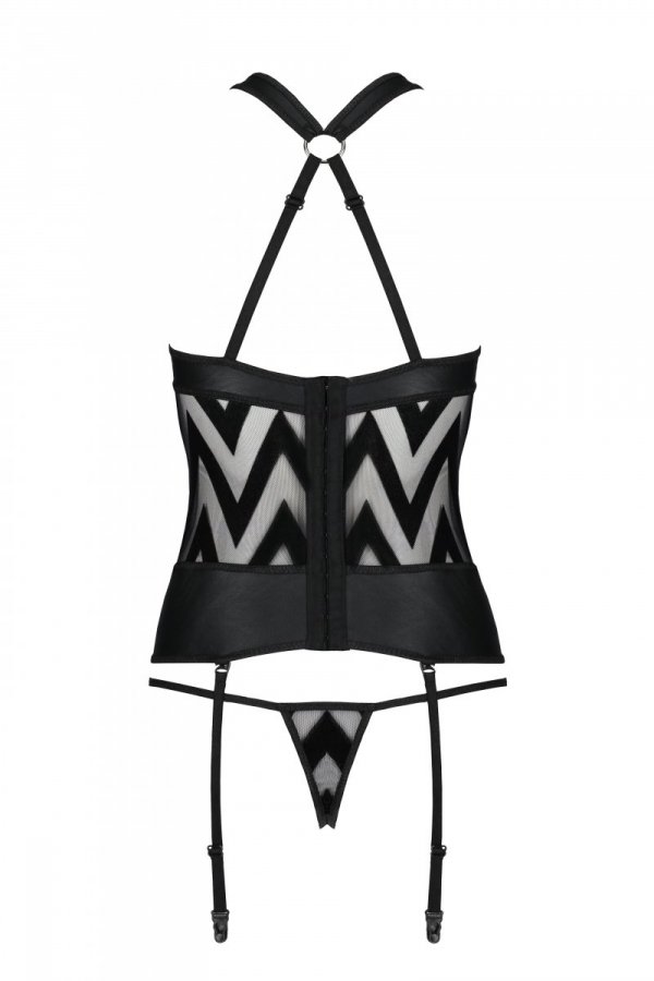 HIMA CORSET Czarny gorset