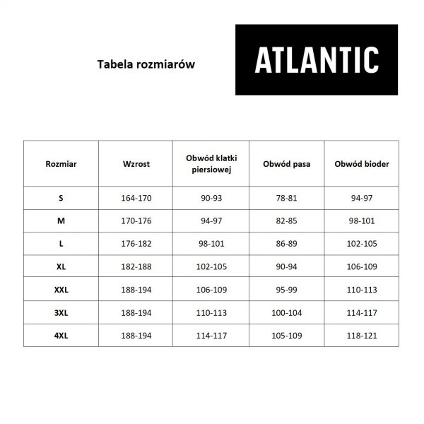 Atlantic 3MP-103 czarne Slipy męskie 3-pack