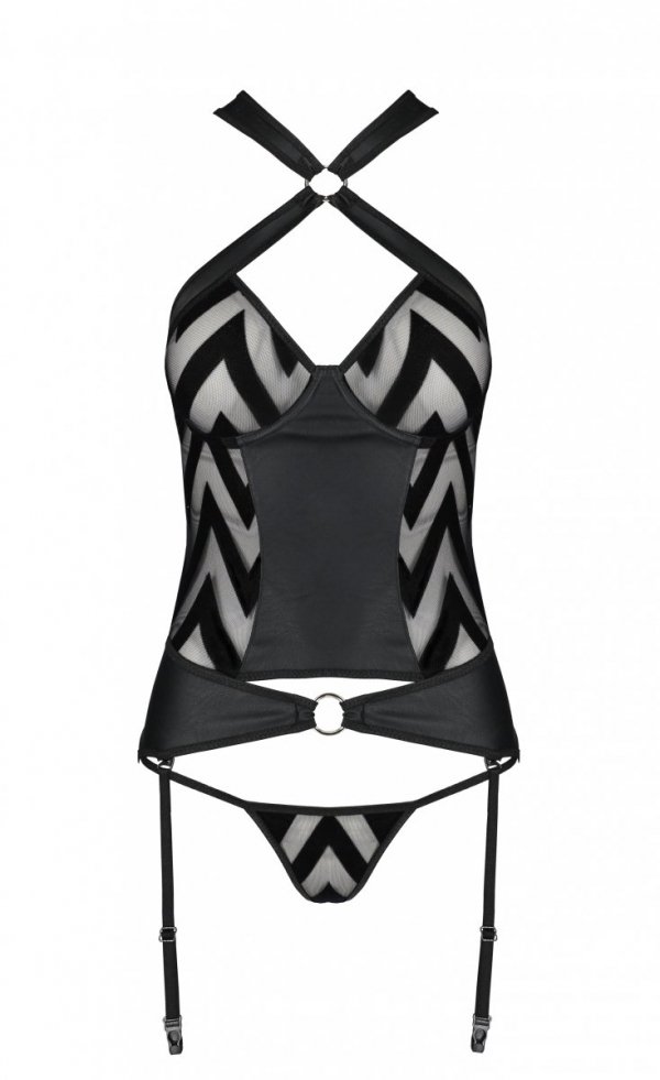 HIMA CORSET Czarny gorset