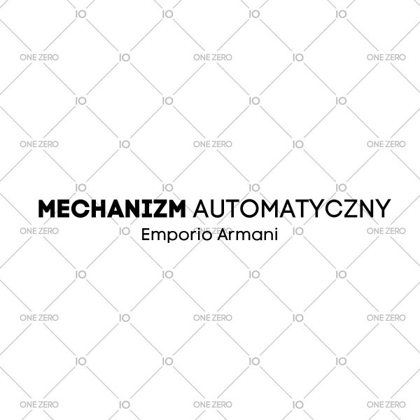 mechanizm automatyczny Emporio Armani • ONE ZERO • Modne zegarki i biżuteria • Autoryzowany sklep