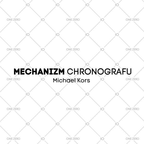 mechanizm chronografu Michael Kors • ONE ZERO • Modne zegarki i biżuteria • Autoryzowany sklep