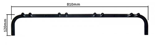 Kompletny zestaw montażowy do wieszaka NU4C – wymiary