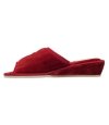 METEOR Natural Style 010 AGA pantofle domowe koturn - bordo