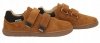 Półbuty BARTEK BAREFOOT 8600363 jasny brąz na rzepy