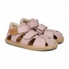 AMEKO Sandał zabudowany BAREFOOT KIKO - ROSE na rzepy