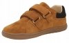 Półbuty BARTEK BAREFOOT 8600363 jasny brąz na rzepy