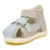 BARTEK 71179-0009 sandał szaro-niebieski na rzepy